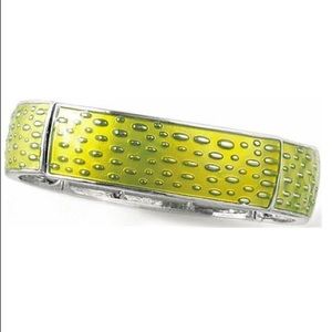 Super Cute! Lia Sophia Lime QUENCH Stretch Bracelet, NWT
